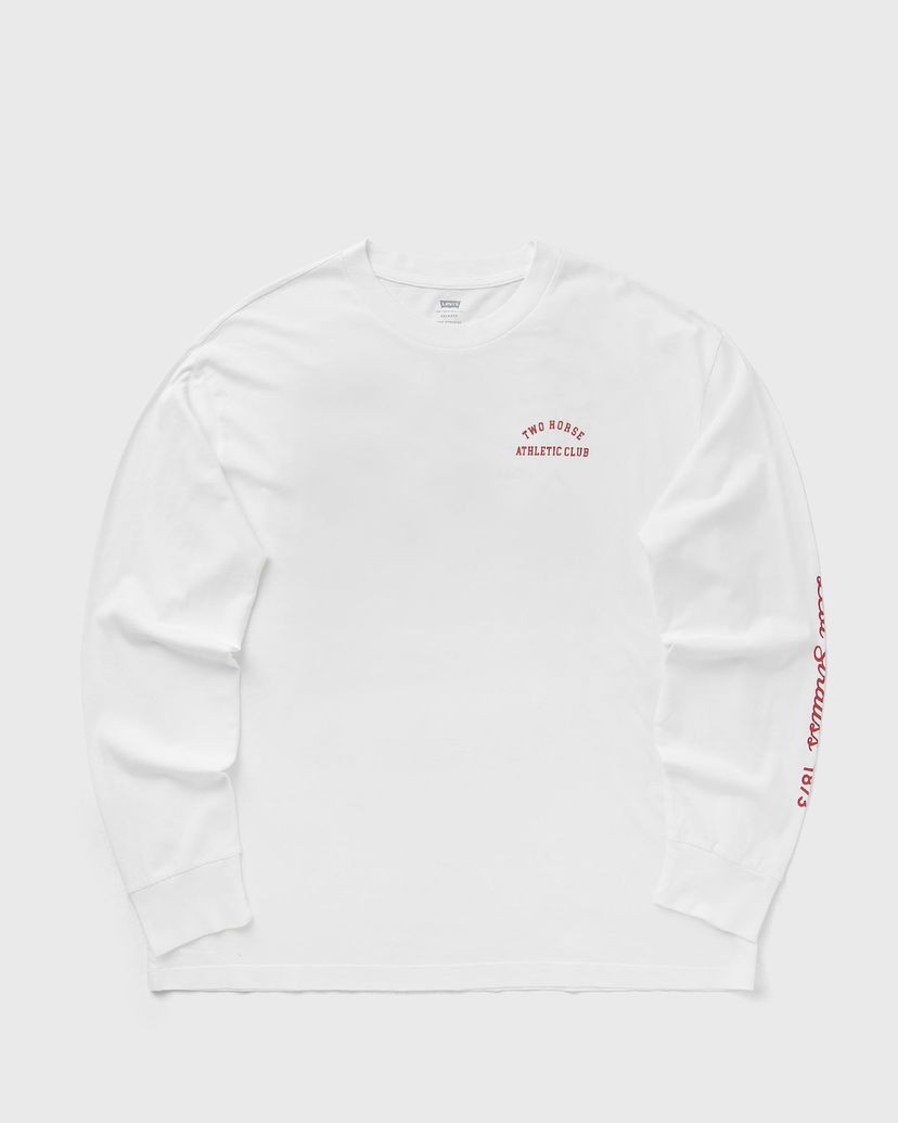 Majica Levi's Long-Sleeve Two Horse Athletic Club Graphic T-Shirt Bela | A6145-0086