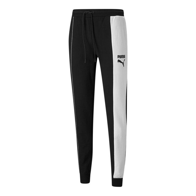 Trenirka Puma Contrast Drawstring Casual Pants Črna | 531311-01