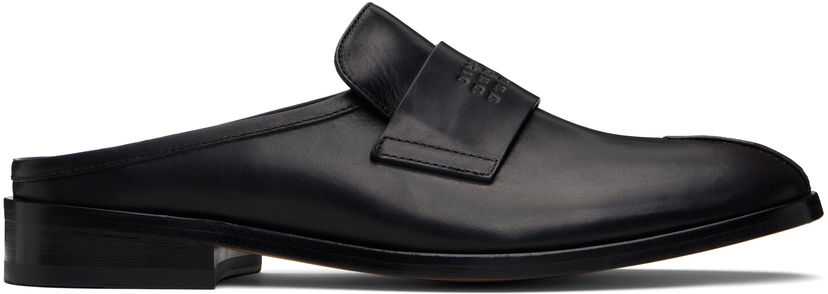 Superge in čevlji Maison Margiela MM6 Maison Margiela Embossed-Logo Loafers Črna | SH1WX0005 P5000