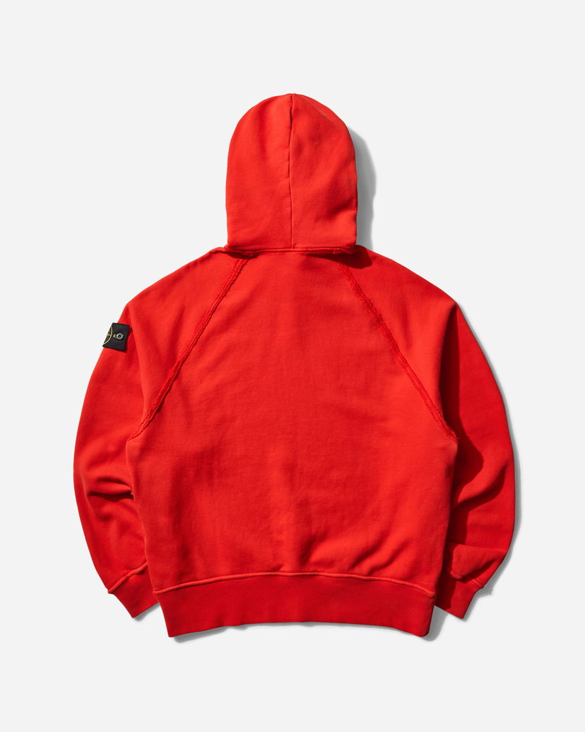 Pulover Stone Island Oversized Fit Hoodie Rdeča | K2S15-6100023-S0A20 V0018