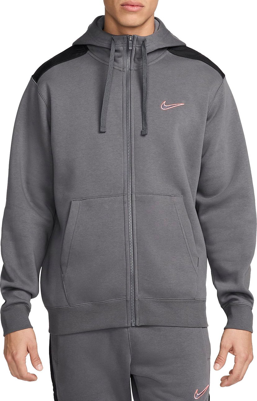 Pulover Nike Men's Full-Zip Fleece Training Hoodie Siva | fq8819-068