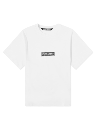 Majica Palm Angels Garmet Dyed Box Logo Tee Bela | PMAA065F22JER0020101