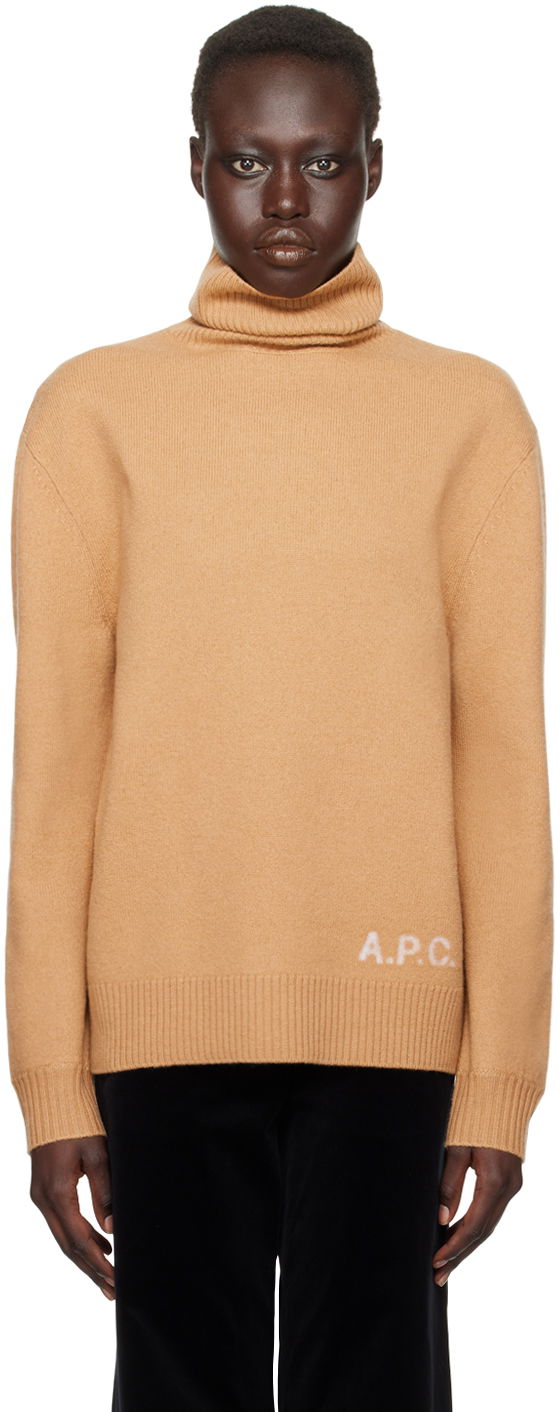 Pleteni pulover A.P.C. Turtleneck Sweater Rjava | WVBDJ-M23248, 0