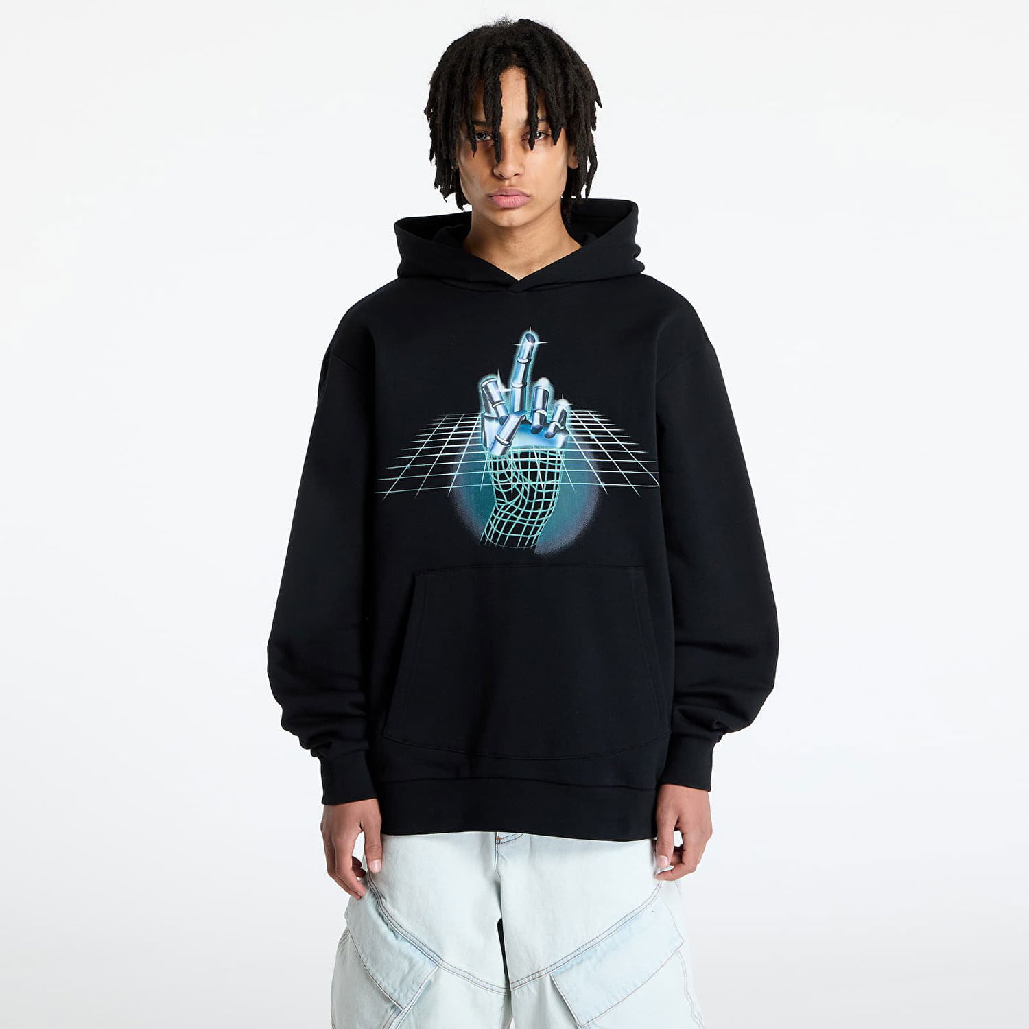 Pulover RIPNDIP RIPNDIP Afterlife Hoodie Črna | RNDSPR25128, 0