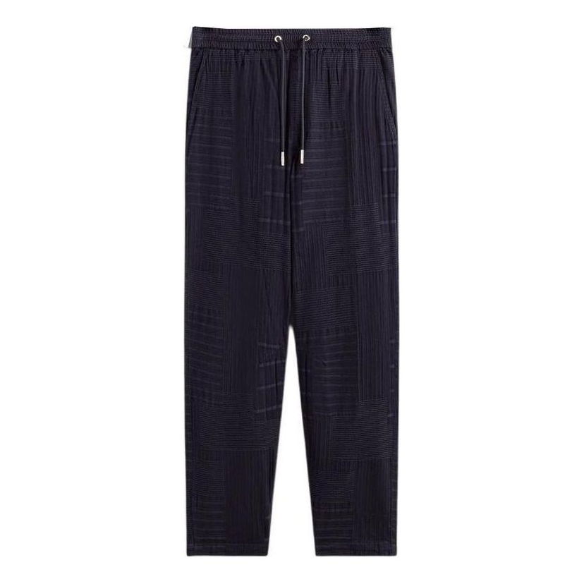 Hlače KITH KITH Elmhurst Patchwork Pants Črna | KHM060549-432