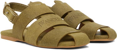 Oblačila JW Anderson JW Anderson Suede Fisherman Sandals Zelena | SN0084-LA0359, 3