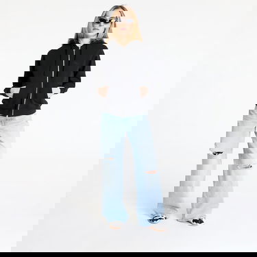 Pulover Dime DIME Cursive Zip Hoodie Črna | DIMESP2549BLK, 9