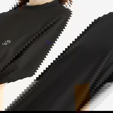 Majica Needles Needles Mock Neck T-Shirt, Size Medium Črna | QV353-C, 5