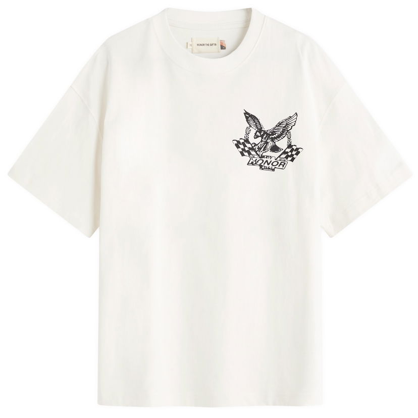 Majica Honor The Gift Vintage Oil Graphic T-Shirt, Size Large Bela | HTG250142-WHT