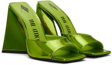 Modni dodatki The Attico Attico Devon Mules Zelena | 236WS000 E086, 3