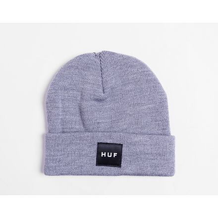 Beanie HUF Essentials Box Logo Beanie grey heather Lila | bn00090-gyhtr