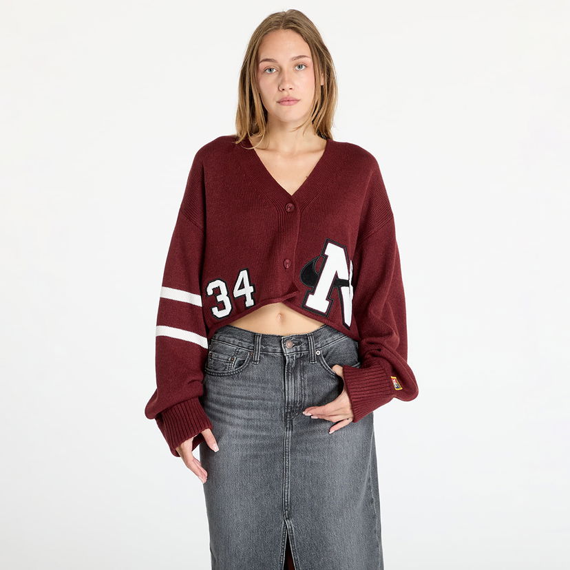 Pleteni pulover Nike YOON x Cardigan Bordo | FZ0274-619