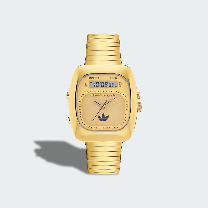 Ure adidas Performance Athletics One alarm chronograph watch Kovinski | JK7684