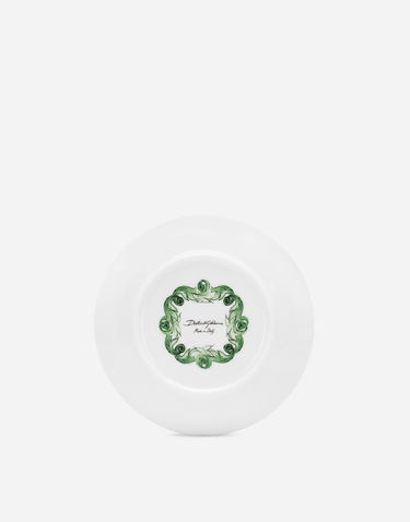 Home decor Dolce & Gabbana Dolce & Gabbana Set of 2 Porcelain Dessert Plates with Green Floral Urn Design Zelena | TC0S03TCA88UV019, 3