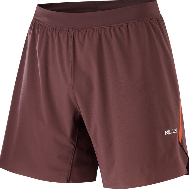 Kratke hlače Salomon S/Lab Speed 7" Running Shorts Bordo | LC2692400, 1