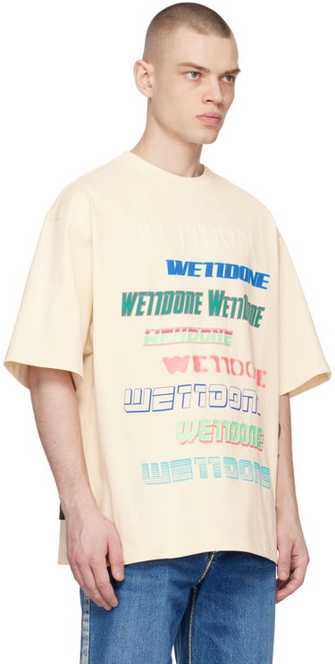 Majica We11done Printed T-Shirt Bež | WD-TT3-21-801-U-IV, 1