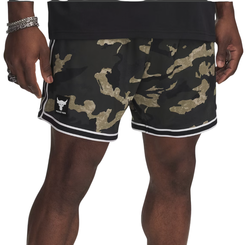 Kratke hlače Under Armour Project Rock Mesh Training Shorts Zelena | 1389954-310