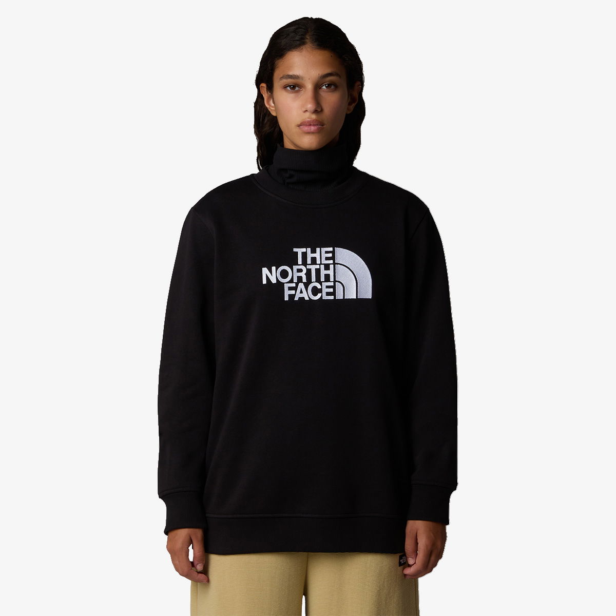 Pulover The North Face W DREW PEAK CREW Črna | NF0A89EFJK31, 0