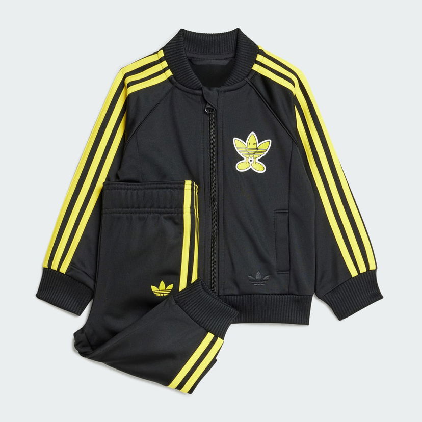 Trenirka adidas Originals adidas Originals x Smiley World SST Tracksuit Kids Črna | JD2874