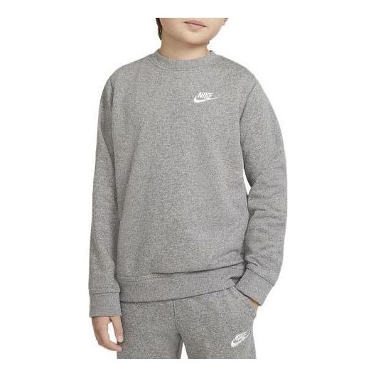 Pulover Nike Nike Crew Club Sweatshirt Siva | DA0861-091