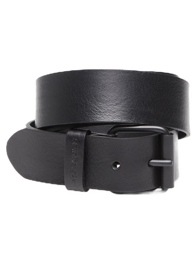 Pasovi Carhartt WIP Leather Script Belt Črna | I030992.00EXX