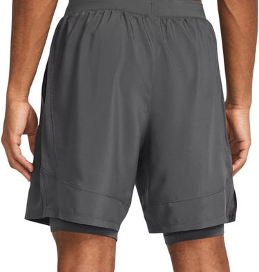 Kratke hlače Under Armour UA LAUNCH 7'' 2-IN-1 SHORTS-GRY Črna | 1382641-025, 1
