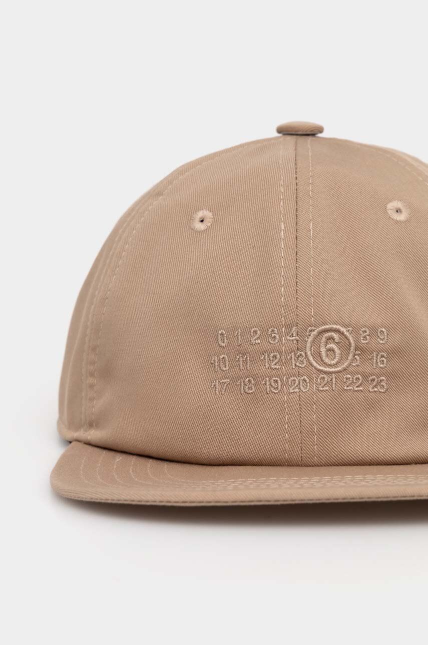 Kapa Maison Margiela MM6 Numeric Signature Cap Bež | SH0TC0002 S78611, 1