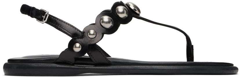Superge in čevlji ISABEL MARANT Isabel Marant Nya Flat Sandals Črna | SD0103FB-B3B07S