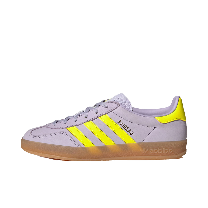 Superge in čevlji adidas Originals Gazelle Indoor Silver Dawn Solar Yellow W Lila | IH5492