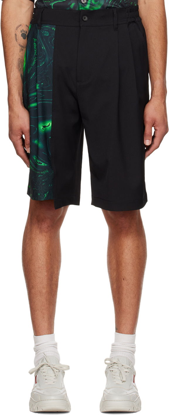 Kratke hlače Feng Chen Wang Feng Chen Wang Lacquerware Shorts Črna | FUF14ST01