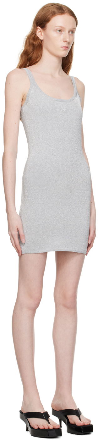 Obleke Alexander Wang Alexander Wang Tank Minidress Siva | 4KC3236017, 1