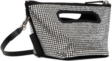 Torbica The Attico The Attico Via dei Giardini 15 Crystal-Embellished Clutch Črna | 241WAH48 V015B, 2