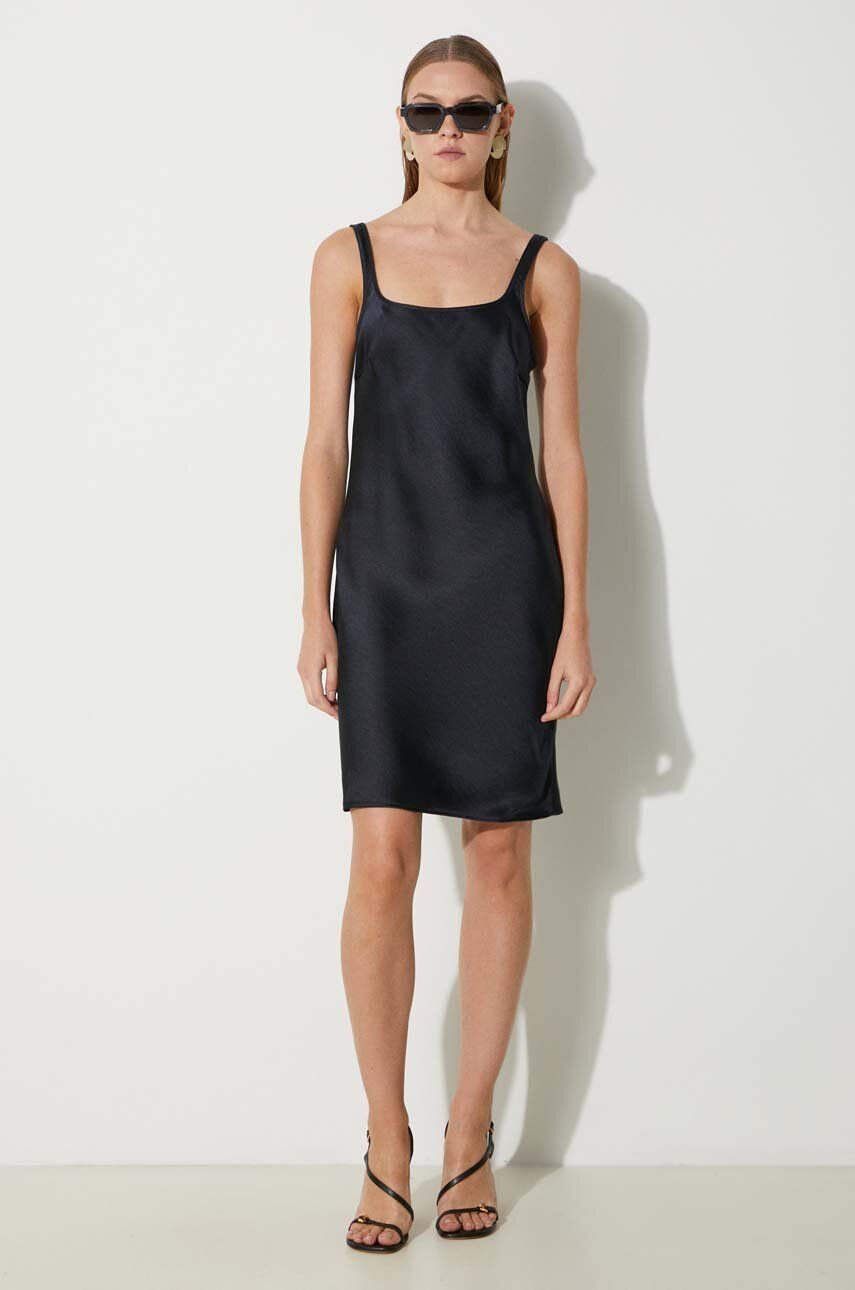Obleke Samsoe Samsoe Samsoe Samsoe Sasunna Mini Slip Dress Črna | F24200178, 1
