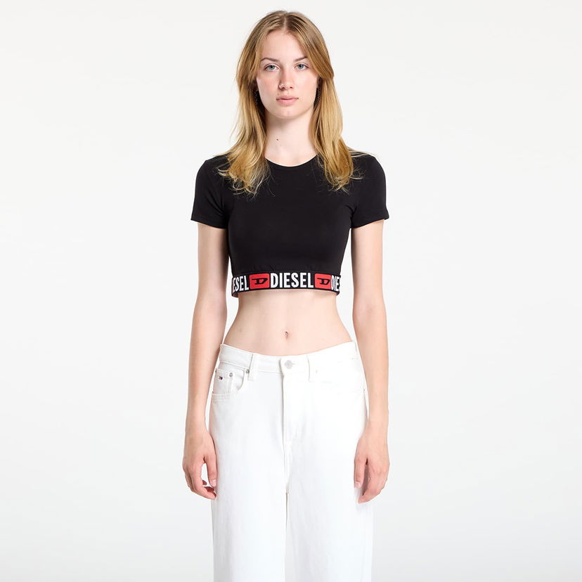 Krop-top Diesel Diesel Irma-D-Core Crop Top Črna | A18273_0NJAP 9XX