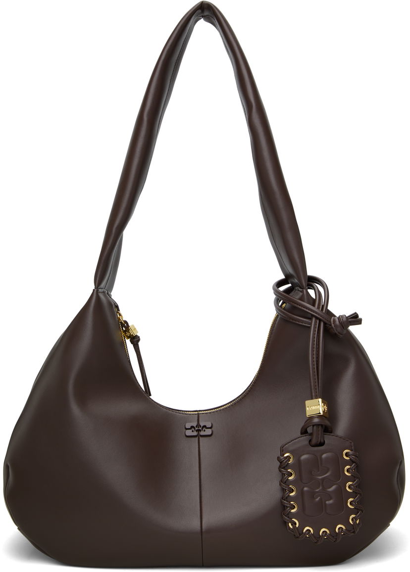 Torbica GANNI GANNI Medium Shoulder Bag Rjava | A6840