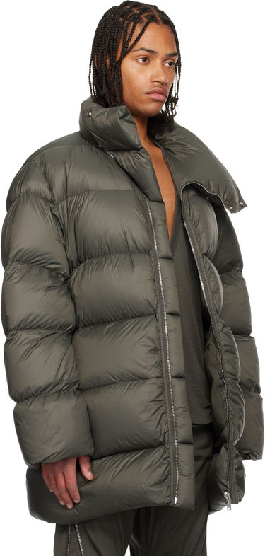 Puhovka Rick Owens Rick Owens Concordians Turtle Neck Puffer Coat Rjava | RU02E1791 NPD3, 4