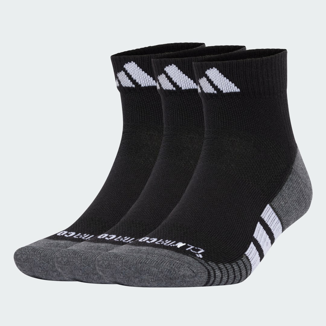 Nogavice adidas Performance Performance Cushioned Quarter Socks (3 Pairs) Črna | JC6446, 1