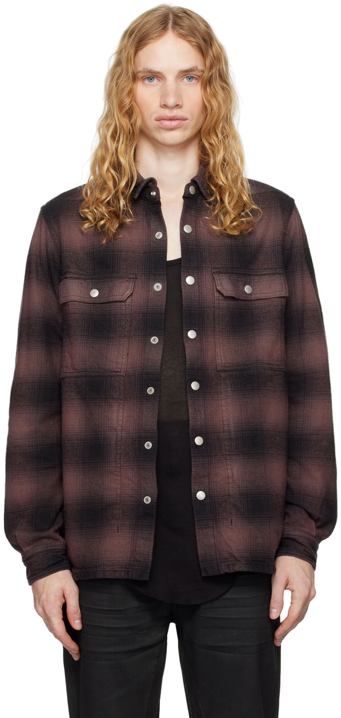 Srajce Rick Owens Shirt Long Sleeve Porterville Outershirt Rjava | DL02D4795 HCPJP