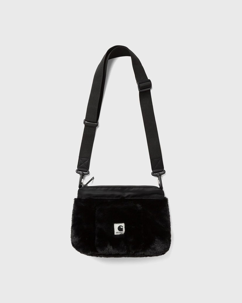 Torba za čez ramo Carhartt WIP Olney Faux Fur Bag Črna | I035360-89.XX