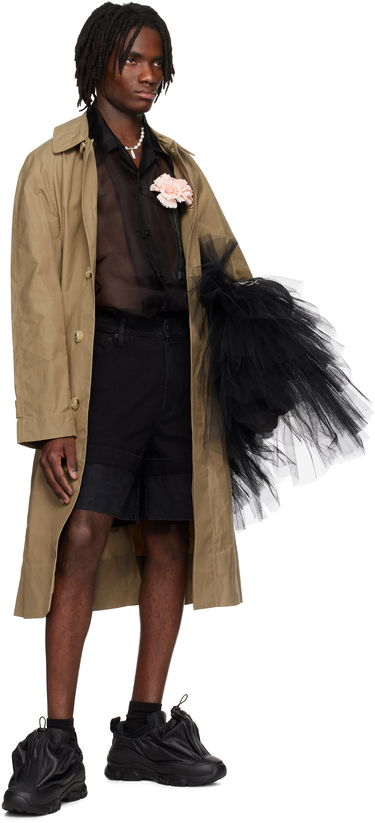 Trenčkot Simone Rocha Simone Rocha Car Trench Coat Bež | 2068D 1247, 4
