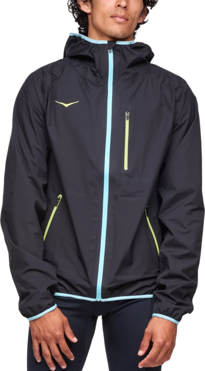 Vetrovka Hoka One One Tecsky Waterproof Jacket Črna | 1156094-blk