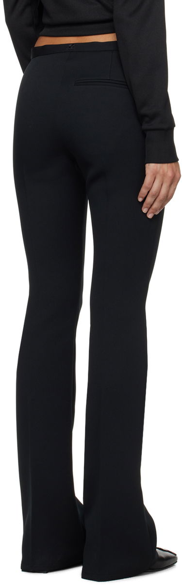 Hlače Courrèges Courrèges Tailored Flare Trousers Črna | 124CPA184PL0007, 2