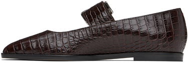 Nega čevljev Aeyde Aeyde Sunny Buckle Ballerina Flats Rjava | A11-FL-GRZS15FL127-FW24-953-065, 2