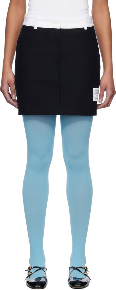 Krila Thom Browne Thom Browne Tech Twill Miniskirt Črna | FJK137A-J0042, 0
