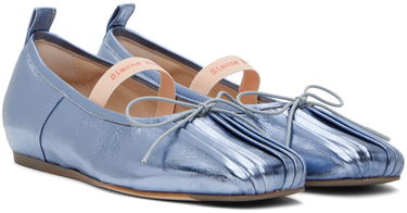 Nega čevljev Simone Rocha Simone Rocha Classic Logo Band Ballerina Flats Modra | RMP19 0777, 3