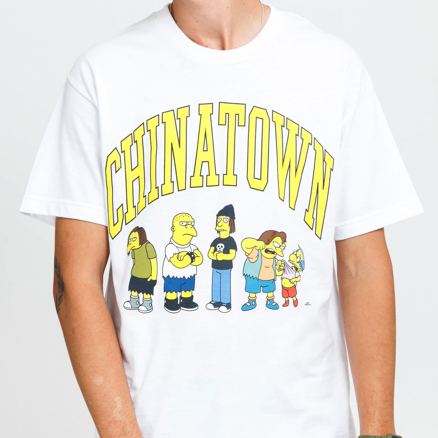 Majica MARKET The Simpsons Ha Ha Arc Tee Bela | CTM1990350 / 1201, 1