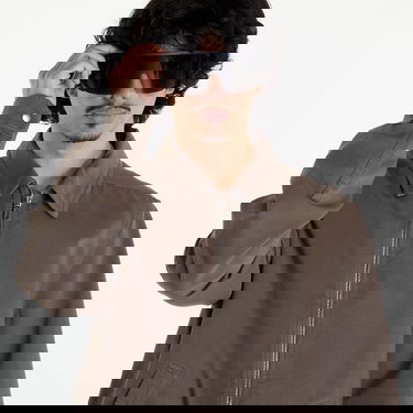 Jakna Rick Owens DRKSHDW Zipfront Jacket Dust Rjava | DU01D1783 CB 34, 1