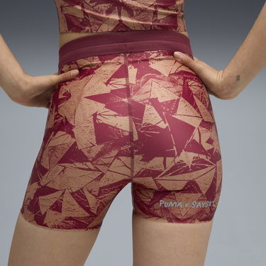 Kratke hlače Puma PUMA x SAYSKY Geometric Pattern Short Running Tights Bordo | 527834_90, 5