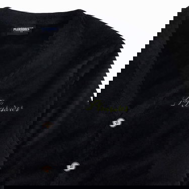 Pleteni pulover Pleasures Snorkel Cardigan Black Črna | P23SP010-BLACK, 3