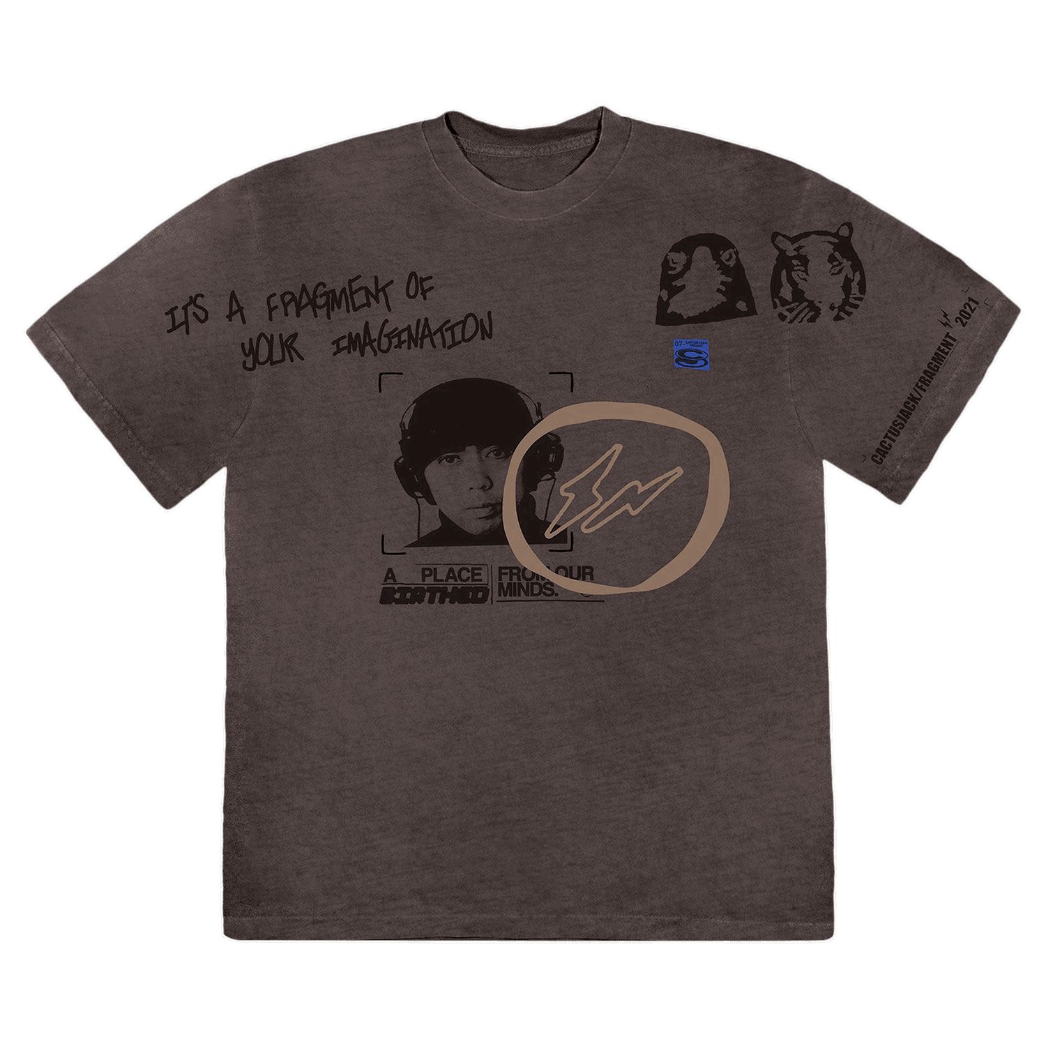 Majica Cactus Jack by Travis Scott Fragment x Hiroshi Tee Siva | CJFR SS03 GREY, 0